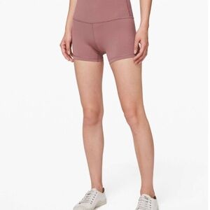 Lululemon Align High-Rise Short 4" - Color: Red Dust, Size: 6
